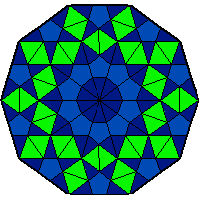 Quasicrystal Delaunay Graph