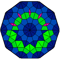 Quasicrystal Delaunay Graph