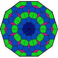 Quasicrystal Delaunay Graph